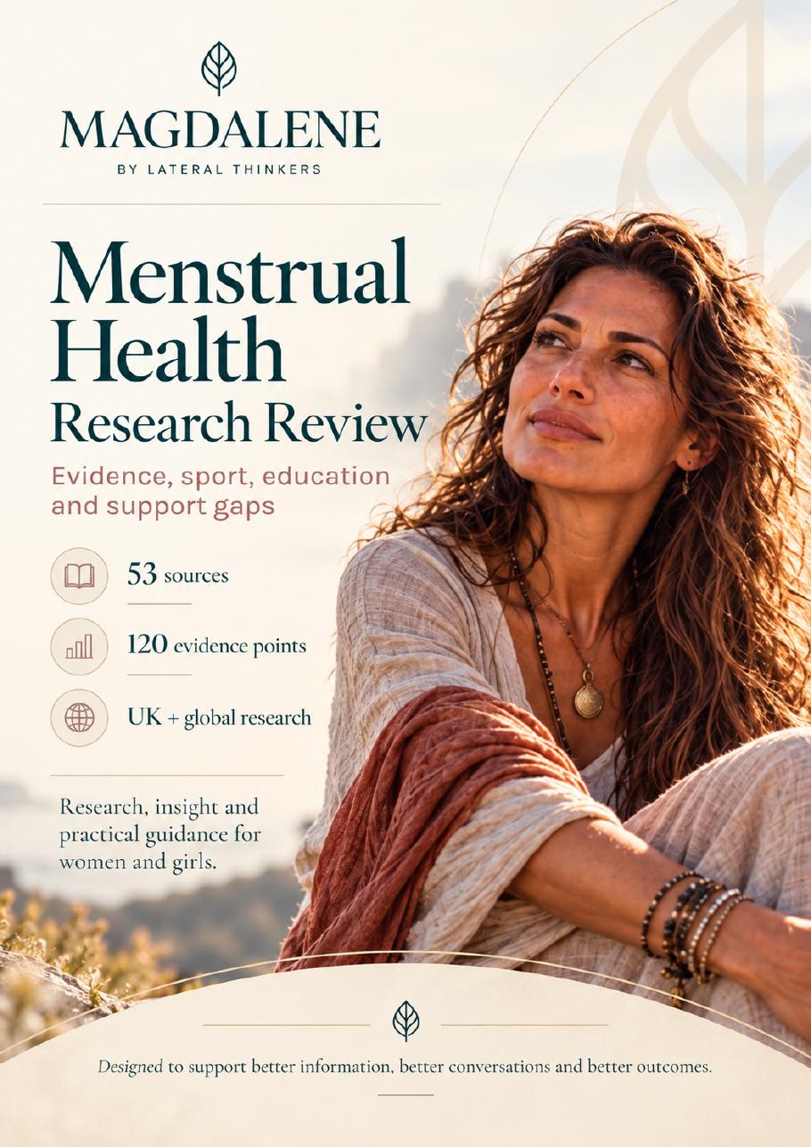 Cover of the Magdalene menstrual health facts book