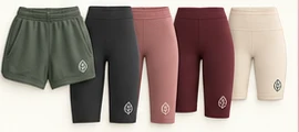 Shorts and bike shorts