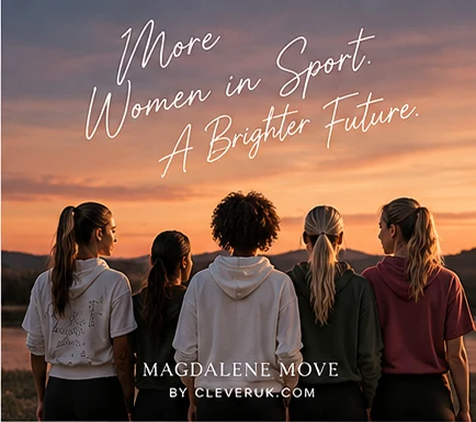Group in MAGDALENE MOVE pieces at sunset